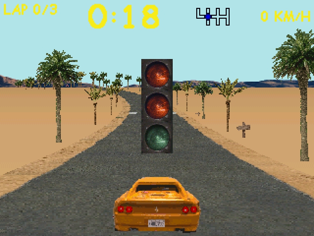 Racer atari screenshot